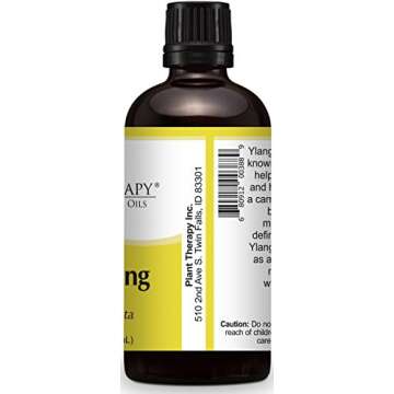 Plant Therapy Ylang Ylang Extra Essential Oil. 100% Pure, Undiluted, Therapeutic Grade. 100 ml (3.3 oz).