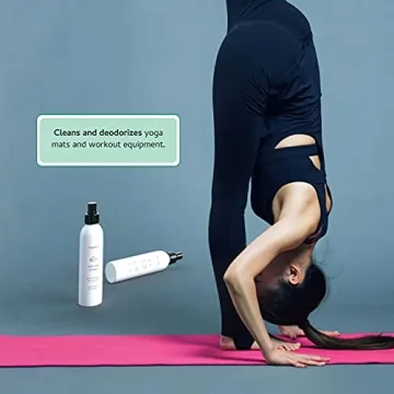 Eco-Friendly Yoga Mat Cleaner with Essential Oils 8oz