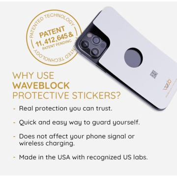 WaveBlock EMF Cell Phone Sticker for iPhone 11