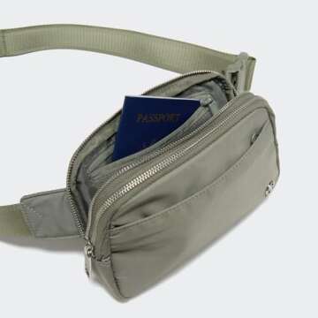 Pander Everywhere Belt Bag with 5 Pockets for Women