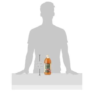 100% Raw Unfiltered Organic Apple Cider Vinegar with 'The Mother' - 34 Oz (2 Pack) - Rich in Probiotics and Enzymes, Perfect for Cooking, Salad Dressings, Marinades, and Drinking - A Versatile Pantry Essential for Your Wellness Routine