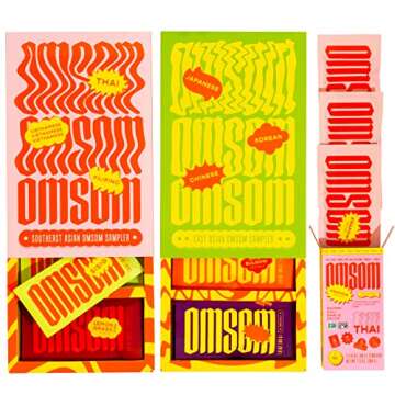 Try 'Em All Variety Sauce Sampler by Omsom, All-In-One Asian Stir-Fry & Simmer Sauce Packet Starter ...