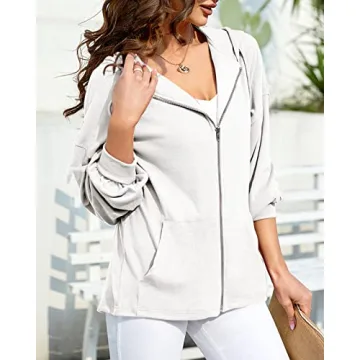 Zatanaroni Women's Zip Up Hoodie Comfortable and Stylish