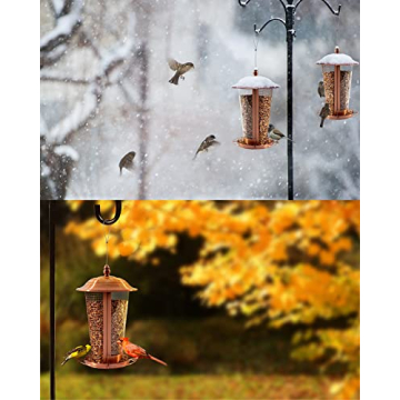 Sahara Sailor Bird Feeder Squirrel Proof Outdoor Copper