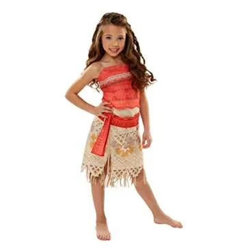 Disney Moana Girls Adventure Outfit with Skirt for Ages 3-6