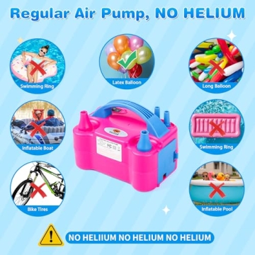 NuLink Electric Portable Balloon Blower Pump for Easy Inflation