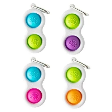 Fat Brain Toys Simpl Dimpl Keychain for Stress Relief