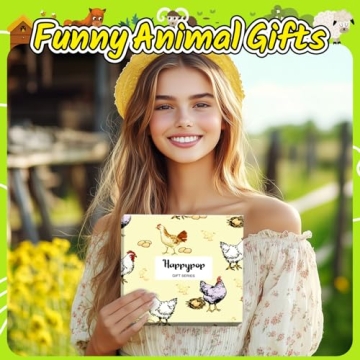 HappyPop Chicken Lover Socks for Women - Funny Farm Gifts