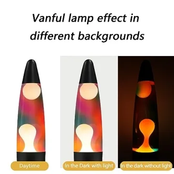 Vanful Rainbow Magma Motion Lamp for Home and Kids