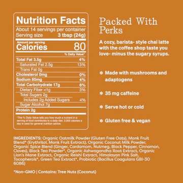 Clevr Blends Starter Kit Chai & Turmeric Instant Latte Mix