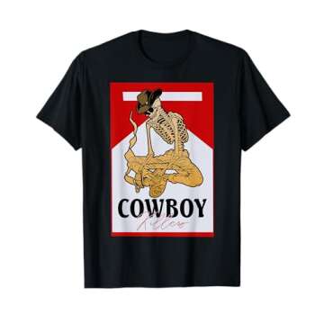 Cowboy Killers Funny Western Cowgirl Skeleton Retro Vintage T-Shirt