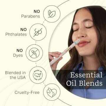 Lifelines Pen Diffuser, in Bloom - 1mm Black Ballpoint Pen with Scented Essential Oil Blends – Aromatherapy Diffuser & Sensory Immersion Diffuse Aroma As You Write