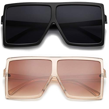 Stylish GRFISIA Square Oversized Sunglasses for Everyone