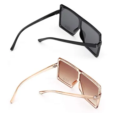 Stylish GRFISIA Square Oversized Sunglasses for Everyone