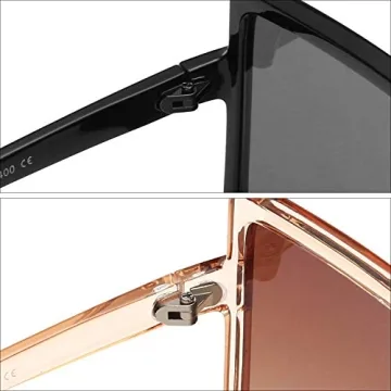 Stylish GRFISIA Square Oversized Sunglasses for Everyone