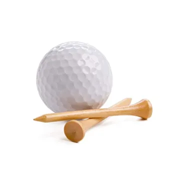 WHAMZ33 Bamboo Golf Tees - Durable 100-pack, 2 3/4 inch