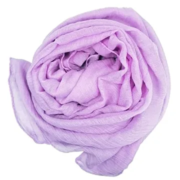 Woogwin Women's Lightweight Cotton Scarf for All Seasons