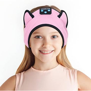 KIDSBAND Kids Headphones Comfortable Cat Ear Design