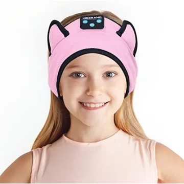 KIDSBAND Kids Headphones Comfortable Cat Ear Design