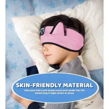 KIDSBAND Kids Headphones Comfortable Cat Ear Design