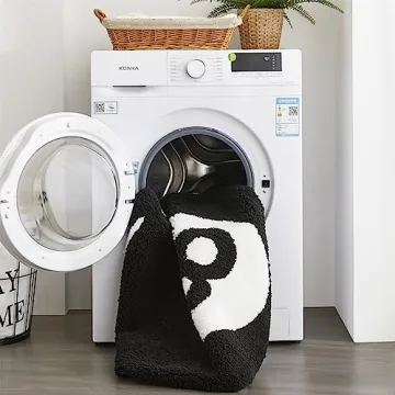 Estmy 8 Ball Rug - Fun 3ft Round Area Rug for All Spaces