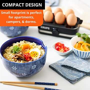 KRUPS Electric 6 Egg Cooker - Perfectly Cooked Eggs Every Time!