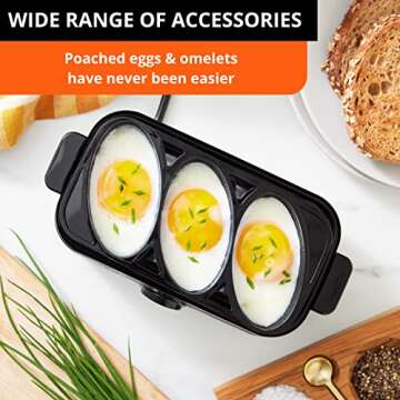 KRUPS Electric 6 Egg Cooker - Perfectly Cooked Eggs Every Time!