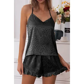 Elegant CHYRII Women's Satin Ruffled Pajamas for All Occasions