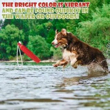 BINGPET Dog Float Bumper Toy for Large Dogs Retrieving