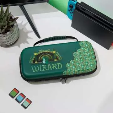 Numskull Wicked Hard Shell Travel Case for Nintendo Switch and OLED Model Console - Fits 10 Games an...