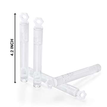 180 Pieces Mini Bubble Wands Set,White Petal Bubble Wand for Weddings,Valentine's Day,Anniversaries,...