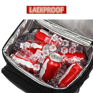 FlowFly Insulated Lunch Bag, Stylish & Spacious Design