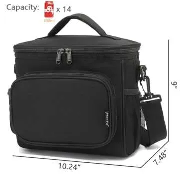 FlowFly Insulated Lunch Bag, Stylish & Spacious Design