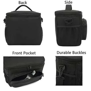 FlowFly Insulated Lunch Bag, Stylish & Spacious Design