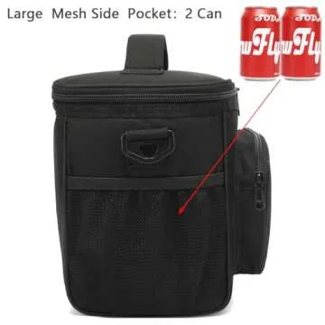 FlowFly Insulated Lunch Bag, Stylish & Spacious Design