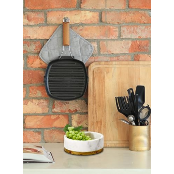 Stunning White Marble Bowl with Brass Ring for Home Decor