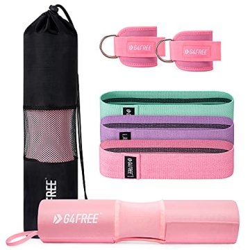 G4Free Barbell Pad Set for Squats Hip Thrusts Leg Day