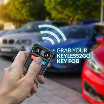 Keyless2Go Replacement for Entry Remote Car Key Fob Vehicles That Use Self-Programming