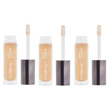Ulta Beauty 3 Pack Juice Infused Lip Oil. Jojoba and Peach. Size 0.15 oz.