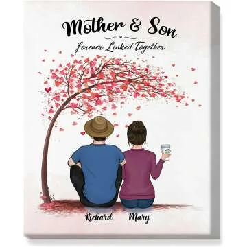 Custom Mother-Son Canvas Art That Celebrates Love