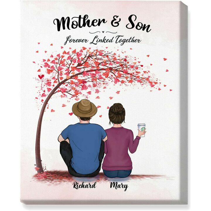 Custom Mother-Son Canvas Art That Celebrates Love