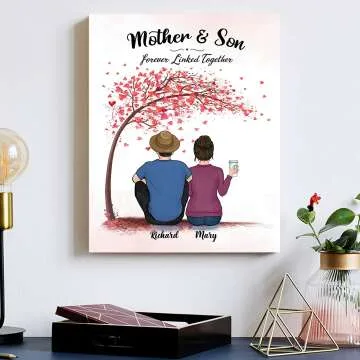 Custom Mother-Son Canvas Art That Celebrates Love