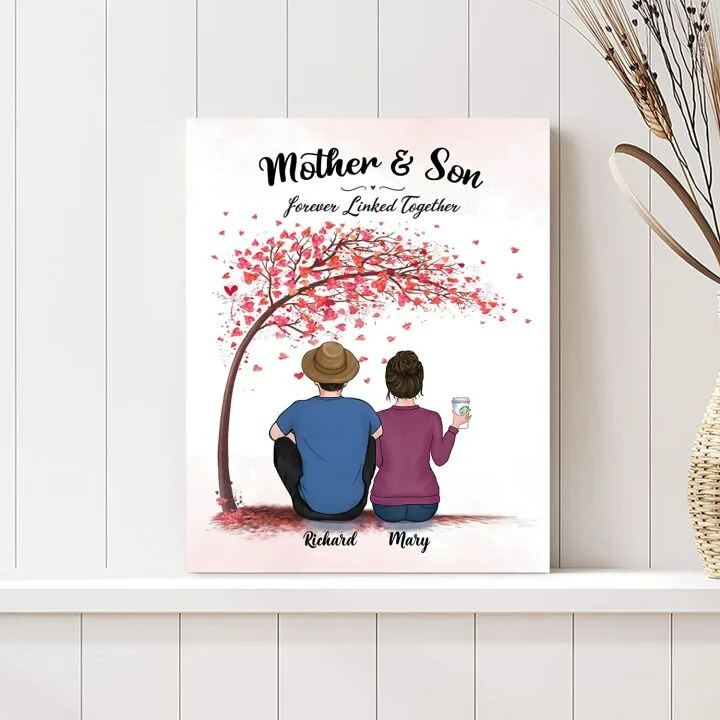 Custom Mother-Son Canvas Art That Celebrates Love