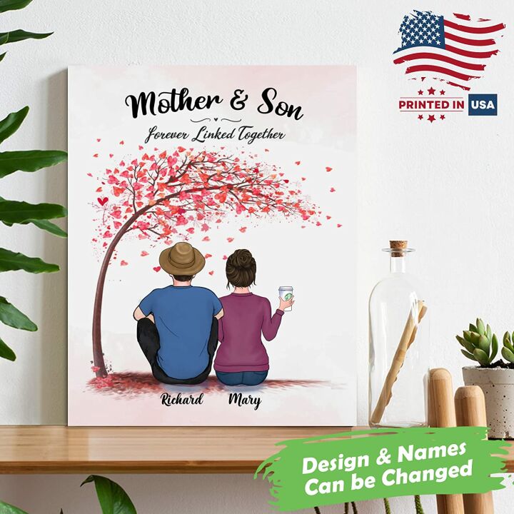 Custom Mother-Son Canvas Art That Celebrates Love