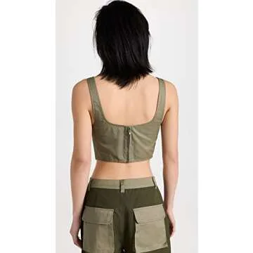 AFRM Campbell Lace Up Corset Top - Stylish and Chic