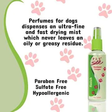 PET SILK Rainforest Spray Cologne for Pets, Travel Size