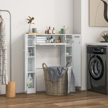 Giantex Over-The-Toilet Storage Cabinet for Elegant Organization