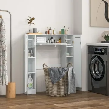 Giantex Over-The-Toilet Storage Cabinet for Elegant Organization