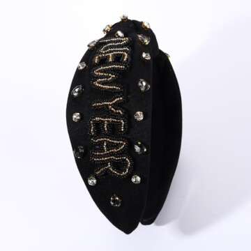 Happy New Year Headband for Stylish Celebrations