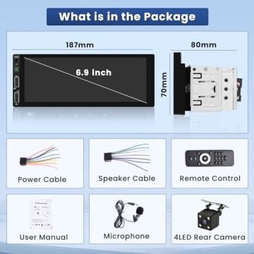 Upgrade Your Car with Hikity 6.9 Inch Car Stereo